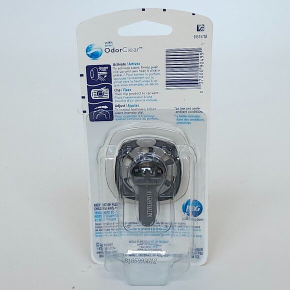 FEBREZE Car Vent Clip GAIN Scent Island Fresh BNIP 2ml - Picture 2 of 2